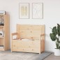 vidaXL Sitzbank 112,5x51,5x96,5 cm Massivholz Kiefer vidaXL Sitzbank 112,5x51,5x96,5 cm Massivholz Kiefer