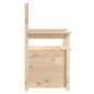 vidaXL Sitzbank 112,5x51,5x96,5 cm Massivholz Kiefer vidaXL Sitzbank 112,5x51,5x96,5 cm Massivholz Kiefer