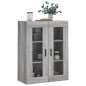 vidaXL Wandschrank Grau Sonoma 69,5x34x90 cm vidaXL Wandschrank Grau Sonoma 69,5x34x90 cm