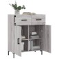 vidaXL Sideboard Grau Sonoma 69,5x34x90 cm Holzwerkstoff vidaXL Sideboard Grau Sonoma 69,5x34x90 cm Holzwerkstoff