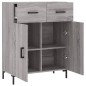 vidaXL Sideboard Grau Sonoma 69,5x34x90 cm Holzwerkstoff vidaXL Sideboard Grau Sonoma 69,5x34x90 cm Holzwerkstoff