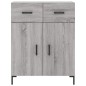 vidaXL Sideboard Grau Sonoma 69,5x34x90 cm Holzwerkstoff vidaXL Sideboard Grau Sonoma 69,5x34x90 cm Holzwerkstoff