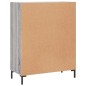 vidaXL Sideboard Grau Sonoma 69,5x34x90 cm Holzwerkstoff vidaXL Sideboard Grau Sonoma 69,5x34x90 cm Holzwerkstoff