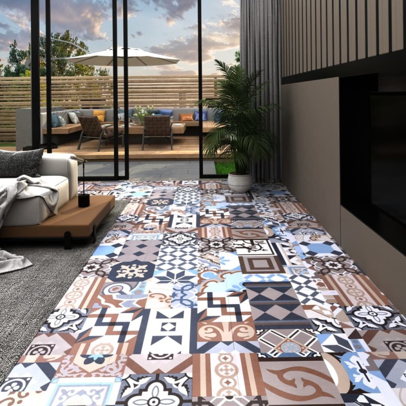 vidaXL PVC-Fliesen Selbstklebend 20 Stk. 1,86 m² Mono-Muster vidaXL PVC-Fliesen Selbstklebend 20 Stk. 1,86 m² Mono-Muster