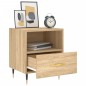 vidaXL Nachttisch Sonoma-Eiche 40x35x47,5 cm Holzwerkstoff vidaXL Nachttisch Sonoma-Eiche 40x35x47,5 cm Holzwerkstoff