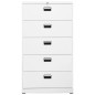 vidaXL Aktenschrank Weiß 90x46x164 cm Stahl vidaXL Aktenschrank Weiß 90x46x164 cm Stahl