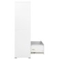 vidaXL Aktenschrank Weiß 90x46x164 cm Stahl vidaXL Aktenschrank Weiß 90x46x164 cm Stahl