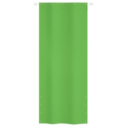vidaXL Balkon-Sichtschutz Hellgrün 100x240 cm Oxford-Gewebe