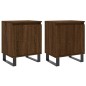 vidaXL Nachttische 2 Stk. Braun Eichen-Optik 40x30x50 cm Holzwerkstoff vidaXL Nachttische 2 Stk. Braun Eichen-Optik 40x30x50 cm Holzwerkstoff