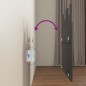 vidaXL Wand-Kopfteil Grau 95,5x3x80 cm Massivholz Kiefer