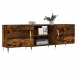 vidaXL TV-Schrank Räuchereiche 150x30x50 cm Holzwerkstoff