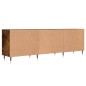 vidaXL TV-Schrank Räuchereiche 150x30x50 cm Holzwerkstoff