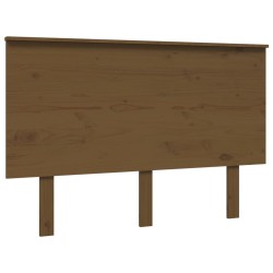 vidaXL Kopfteil Honigbraun 124x6x82,5 cm Massivholz Kiefer