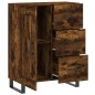 vidaXL Sideboard Räuchereiche 69,5x34x90 cm Holzwerkstoff vidaXL Sideboard Räuchereiche 69,5x34x90 cm Holzwerkstoff