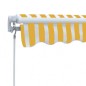 vidaXL Gelenkarmmarkise Handbetrieben 300 cm Gelb/Weiß vidaXL Gelenkarmmarkise Handbetrieben 300 cm Gelb/Weiß