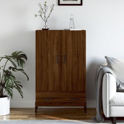 vidaXL Highboard Braun Eichen-Optik 69,5x31x115 cm Holzwerkstoff