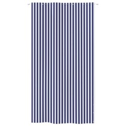 vidaXL Balkon-Sichtschutz Blau und Weiß 140x240 cm Oxford-Gewebe