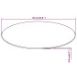vidaXL Tischplatte aus gehärtetem Glas rund 300 mm vidaXL Tischplatte aus gehärtetem Glas rund 300 mm