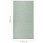 vidaXL Outdoor-Teppich Flachgewebe 140x200 cm Türkis vidaXL Outdoor-Teppich Flachgewebe 140x200 cm Türkis