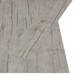 vidaXL PVC Laminat Dielen Selbstklebend 4,46 m² 3 mm Eiche gewaschen