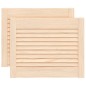 vidaXL Lamellentüren 2 Stk. Massivholz Kiefer 39,5x49,4 cm vidaXL Lamellentüren 2 Stk. Massivholz Kiefer 39,5x49,4 cm