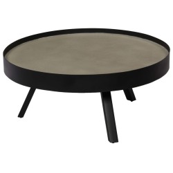 vidaXL Couchtisch mit Beton-Tischplatte 74 x 32 cm
