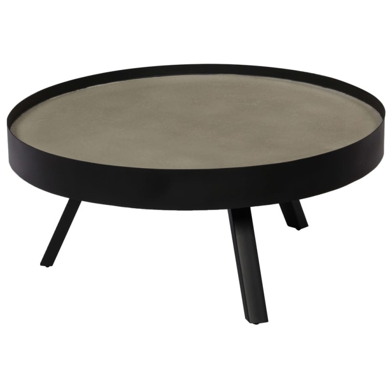 vidaXL Couchtisch mit Beton-Tischplatte 74 x 32 cm vidaXL Couchtisch mit Beton-Tischplatte 74 x 32 cm