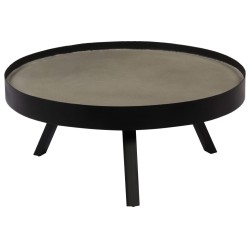 vidaXL Couchtisch mit Beton-Tischplatte 74 x 32 cm