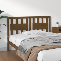 vidaXL Kopfteil Honigbraun 125,5x4x100 cm Massivholz Kiefer