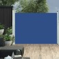 vidaXL Ausziehbare Seitenmarkise 100×500 cm Blau vidaXL Ausziehbare Seitenmarkise 100×500 cm Blau
