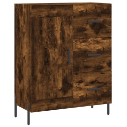 vidaXL Sideboard Räuchereiche 69,5x34x90 cm Holzwerkstoff