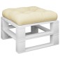 vidaXL Palettenkissen Creme 60x60x12 cm Stoff vidaXL Palettenkissen Creme 60x60x12 cm Stoff