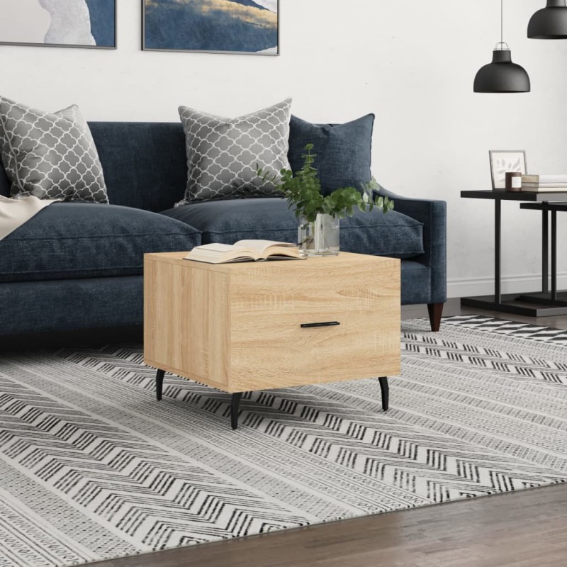 vidaXL Couchtisch Sonoma-Eiche 50x50x40 cm Holzwerkstoff vidaXL Couchtisch Sonoma-Eiche 50x50x40 cm Holzwerkstoff