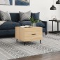 vidaXL Couchtisch Sonoma-Eiche 50x50x40 cm Holzwerkstoff vidaXL Couchtisch Sonoma-Eiche 50x50x40 cm Holzwerkstoff
