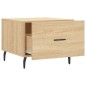 vidaXL Couchtisch Sonoma-Eiche 50x50x40 cm Holzwerkstoff vidaXL Couchtisch Sonoma-Eiche 50x50x40 cm Holzwerkstoff