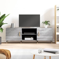 vidaXL TV-Schrank Grau Sonoma 150x30x50 cm Holzwerkstoff