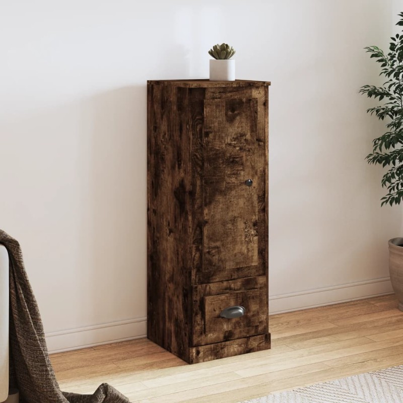 vidaXL Highboard Räuchereiche 36x35,5x103,5 cm Holzwerkstoff vidaXL Highboard Räuchereiche 36x35,5x103,5 cm Holzwerkstoff