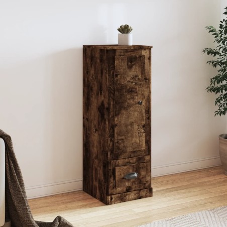 vidaXL Highboard Räuchereiche 36x35,5x103,5 cm Holzwerkstoff