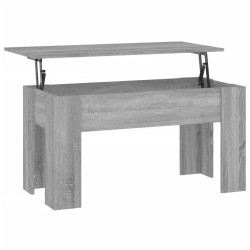 vidaXL Couchtisch Grau Sonoma 101x49x52 cm Holzwerkstoff