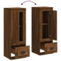 vidaXL Highboard Braun Eichen-Optik 36x35,5x103,5 cm Holzwerkstoff vidaXL Highboard Braun Eichen-Optik 36x35,5x103,5 cm Holzwerkstoff