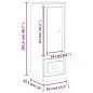 vidaXL Highboard Braun Eichen-Optik 36x35,5x103,5 cm Holzwerkstoff vidaXL Highboard Braun Eichen-Optik 36x35,5x103,5 cm Holzwerkstoff