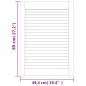 vidaXL Lamellentüren 2 Stk. Massivholz Kiefer Weiß 69x49,4 cm vidaXL Lamellentüren 2 Stk. Massivholz Kiefer Weiß 69x49,4 cm