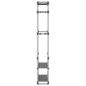 vidaXL Garderobenständer 3 Etagen Silbern 59x29x192 cm Aluminium vidaXL Garderobenständer 3 Etagen Silbern 59x29x192 cm Aluminium