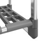 vidaXL Garderobenständer 3 Etagen Silbern 59x29x192 cm Aluminium vidaXL Garderobenständer 3 Etagen Silbern 59x29x192 cm Aluminium