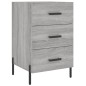 vidaXL Nachttisch Grau Sonoma 40x40x66 cm Holzwerkstoff vidaXL Nachttisch Grau Sonoma 40x40x66 cm Holzwerkstoff