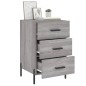 vidaXL Nachttisch Grau Sonoma 40x40x66 cm Holzwerkstoff vidaXL Nachttisch Grau Sonoma 40x40x66 cm Holzwerkstoff