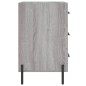 vidaXL Nachttisch Grau Sonoma 40x40x66 cm Holzwerkstoff vidaXL Nachttisch Grau Sonoma 40x40x66 cm Holzwerkstoff