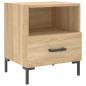 vidaXL Nachttisch Sonoma-Eiche 40x35x47,5 cm Holzwerkstoff vidaXL Nachttisch Sonoma-Eiche 40x35x47,5 cm Holzwerkstoff