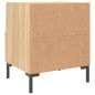 vidaXL Nachttisch Sonoma-Eiche 40x35x47,5 cm Holzwerkstoff vidaXL Nachttisch Sonoma-Eiche 40x35x47,5 cm Holzwerkstoff