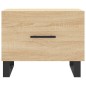 vidaXL Couchtisch Sonoma-Eiche 50x50x40 cm Holzwerkstoff vidaXL Couchtisch Sonoma-Eiche 50x50x40 cm Holzwerkstoff